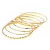 Bohemian Metal Chain Bracelet Set For Women Geometric Gold Color Thick Link Chain  Bangle Female Fashion Jewelry - Image 4